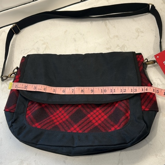 Stormy Kromer The Companion Purse Crossbody Messenger Wool Satchel Tartan Plaid - Picture 11 of 16